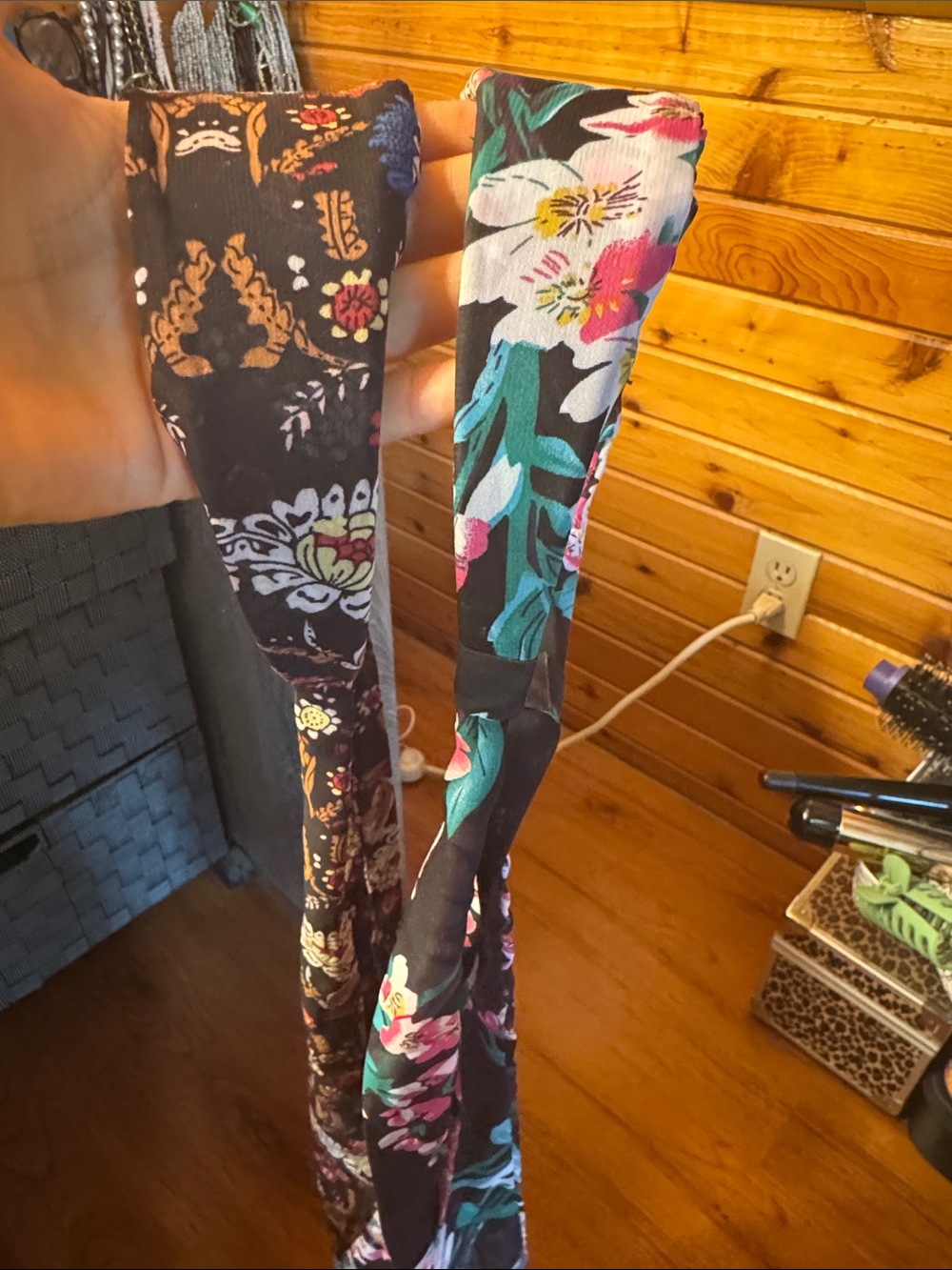 Two Free People floral head bands
